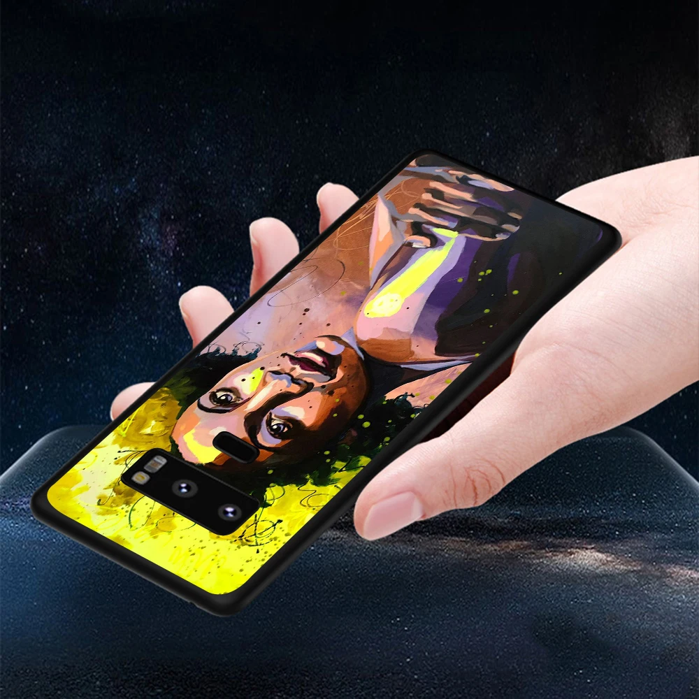 WEBBEDEPP Anette Tjaerby Gal афро волос поп арт ТПУ чехол для Samsung Galaxy A10 A30 A40 A50 A70 A6 A8 A9 J6 2018 Note 8 9