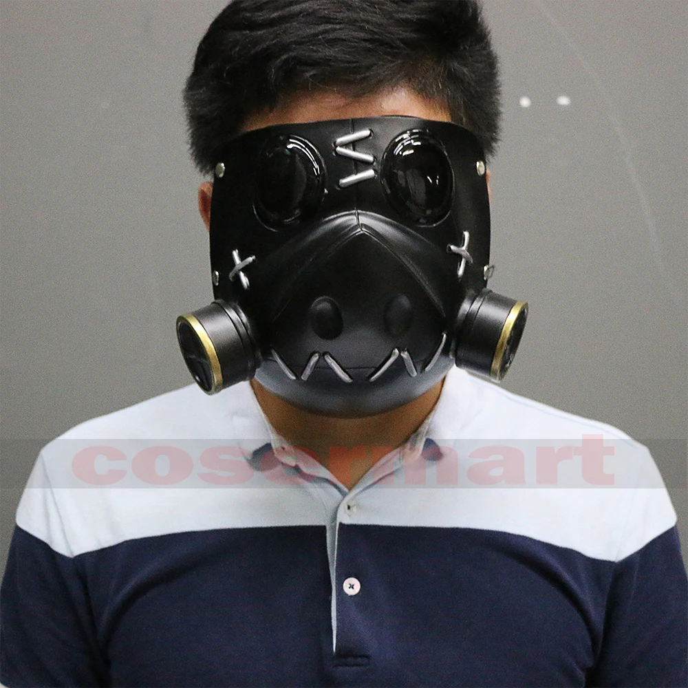 Горячие игры OW ROADHOG Мако Ратледж маски дышащие оригинальный кожи Косплэй маска