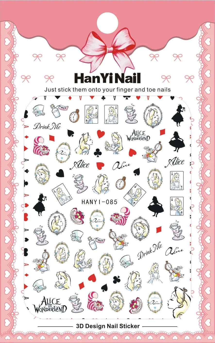 HANYI085 HanYiNail, 080-103, новинка, милый маленький элемент, мультяшная мышка, котенок, наклейки для ногтей, Harajuku, наклейки для ногтей, наклейки для маникюра, наклейки s - Цвет: HANYI085