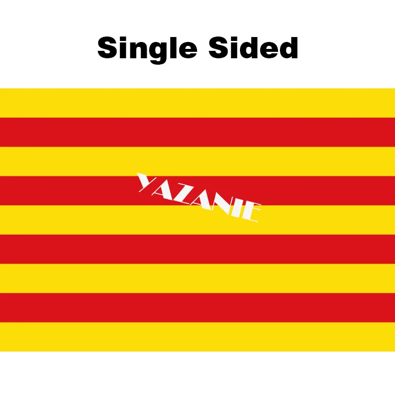 Single Sided YAZANIE двухсторонняя Испания Каталония Ceuta экстримадура Galicia La Rioja Мадрид Мелилья испанский 90*150 см 3* 5ft флаги и баннеры - Цвет: Single Sided