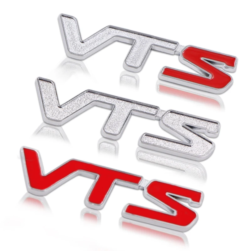 Металлический автомобильный значок 3D V T S VTS эмблема наклейка с логотипом для Citroen