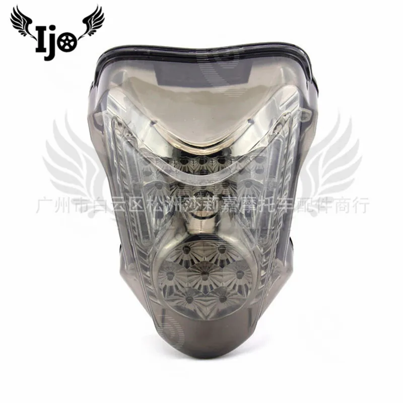 Черный Clignotant moto для suzuki bandit intruder GSXR 1300 08- год мото rcycle аксессуары поворотные сигнальные фары заднего тормоза в сборе - Цвет: Черный