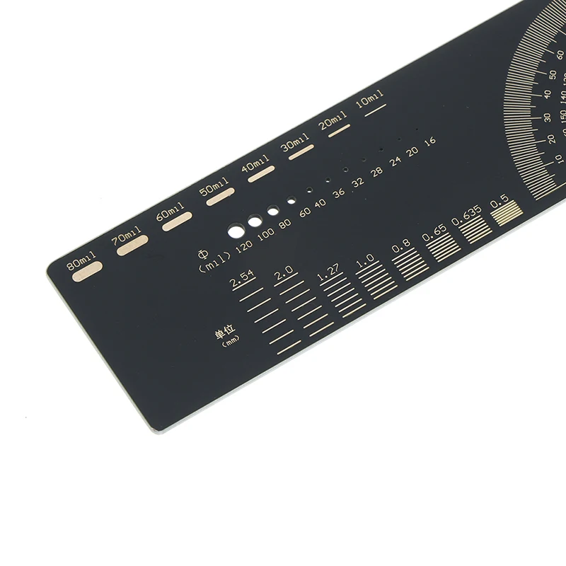 Линейка PCB для электронных инженеров измерительный инструмент контрольный чип IC