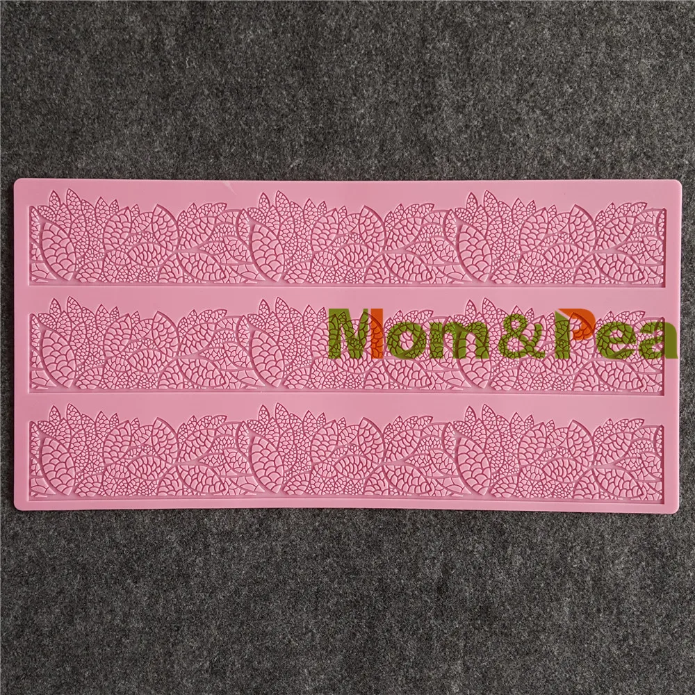 Бесплатная доставка кружевная форма Mom & Pea GX197 украшение для торта 3D из мастики