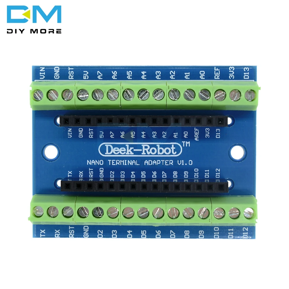 5 шт нано 3 0 V3.0 терминальный адаптер для Arduino AVR ATMEGA328 ATMEGA328P модуль расширения