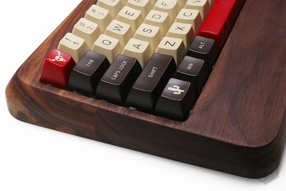 Maxkey abs doubleshot keycap sa профиль западный ковбой для механические клавиатуры gh60 poker 87 tkl