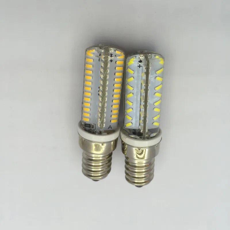 5 шт. мини E14 3014 SMD светодиодный светильник 64/72/104 светодиодный s хрустальная люстра 220 В Точечный светильник силиконовый светодиодный лампы подвесной светильник