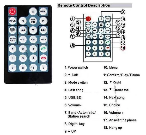 7018B 2DIN Автомобиль Bluetooth аудио 7 &quotHD радио в тире Разрешение Touch ScreenP3 светодиодный