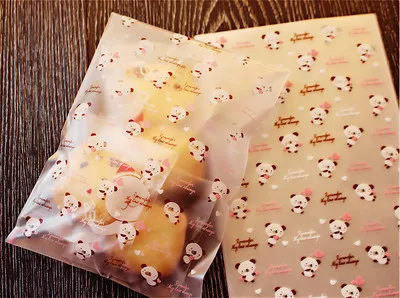 100 шт прозрачный OPP свадебный мешок конфет печенья торт выпечки Рождественский