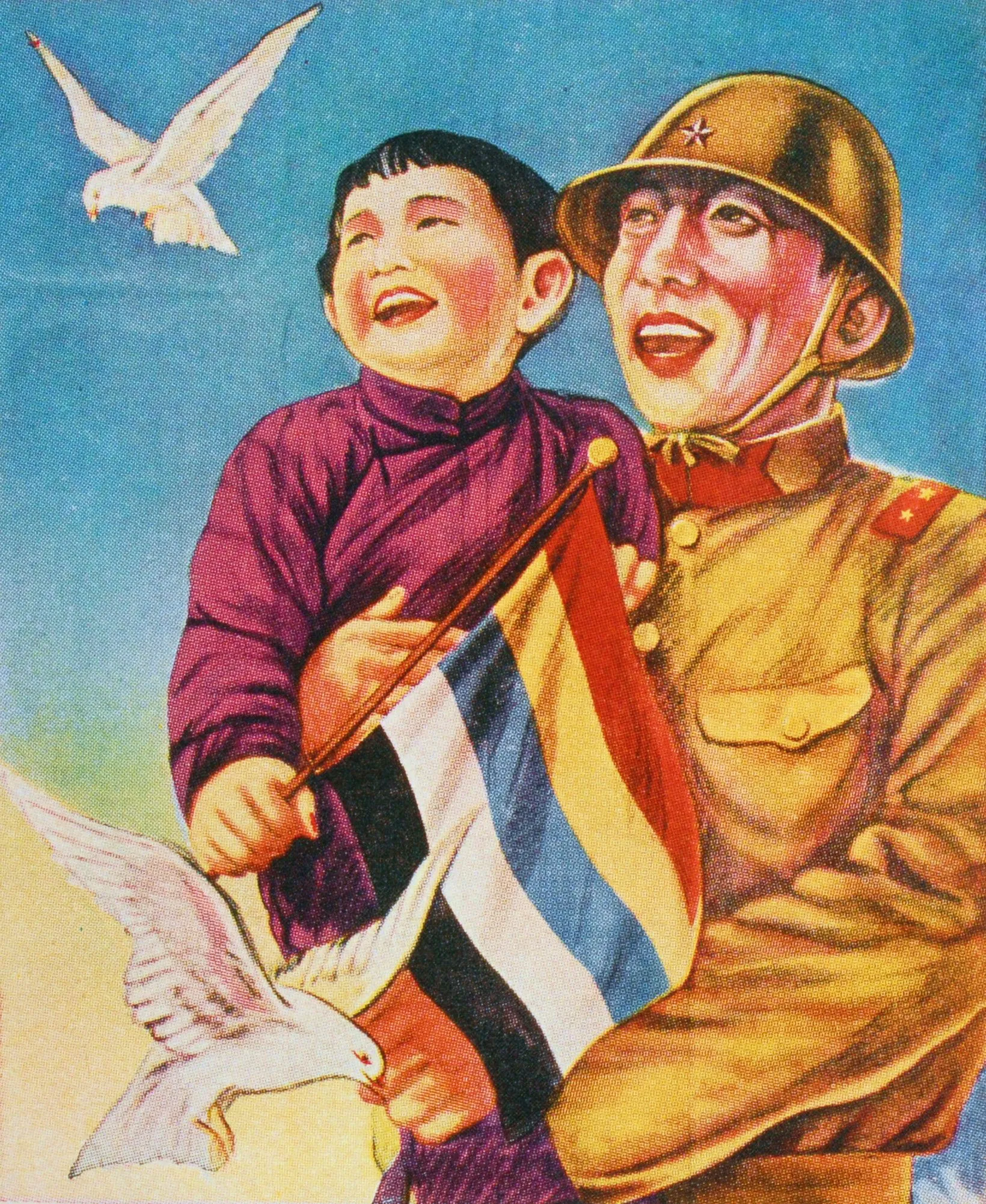 Винтаж пропаганды WW2 плакат императорской Японии Классический Холст Картины