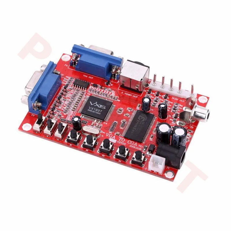 Новое поступление GBS 8100 VGA в CGA/CVBS/S VIDEO конвертер высокой четкости аркадная игра