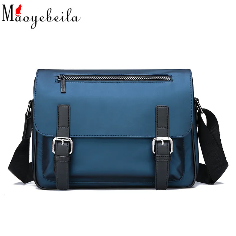 Новые модные повседневные мужские сумки на одно плечо нейлоновая сумка через