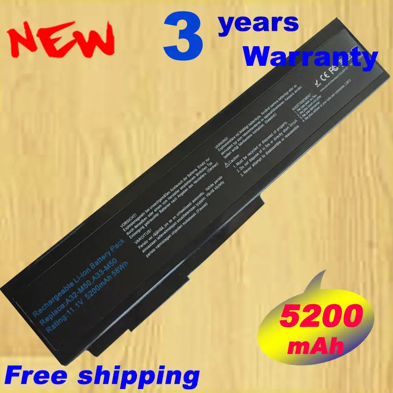 5200 мА/ч новая планшетория Аккумулятор для ноутбука ASUS N61 N61J N61D N61V N61VG N61JA N61JV M50 M50S