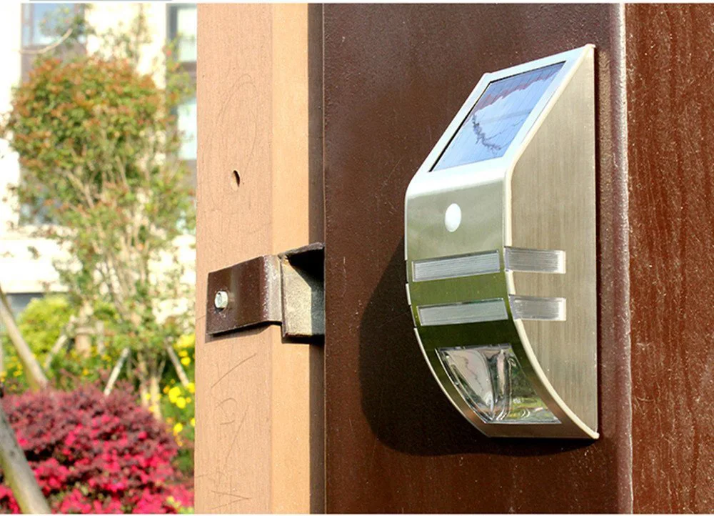 LightInBox датчик движения серебро Нержавеющая сталь настенный теплый светодиодный