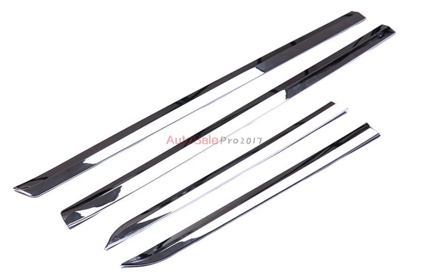 ABS Chrome Plastic Body Side Door Molding Trim 4pcs for VOLVO XC60 2014 2015 2016 2017 | Автомобили и мотоциклы