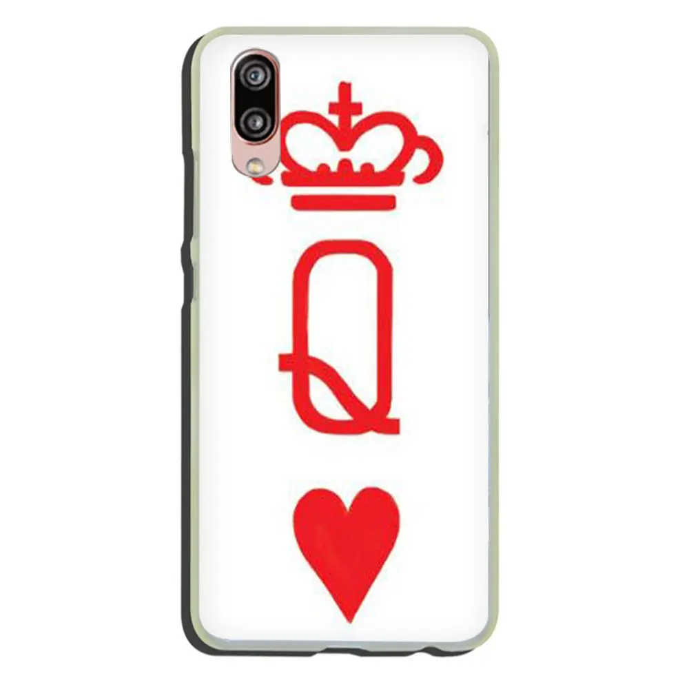 Жесткий чехол для телефона King queen для влюбленных пар для huawei P30 P20 P8 P9 P10 Lite Mini Pro P smart Plus - Цвет: H8
