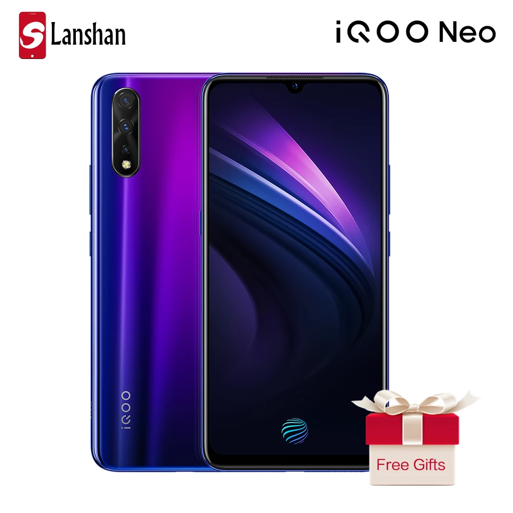 Оригинальный мобильный телефон vivo iQOO Neo 8G 128G 6 38 дюймов Snapdragon 845 Восьмиядерный 22 5
