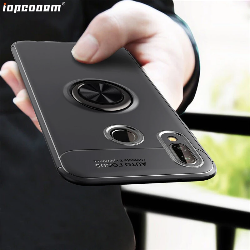 

Nova 4E Case For Huawei P30 Shell P30 Lite business With finger ring Magnetism Holder Phone Back Cover For Huawei P30 Pro Coque