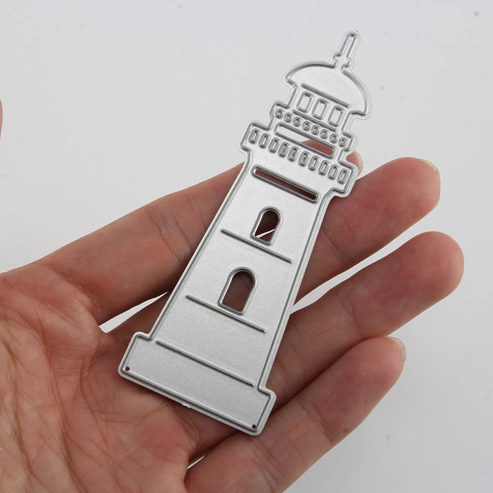 Горячая DIY тиснение режущие штампы инструмент формы трафарет Маяк для