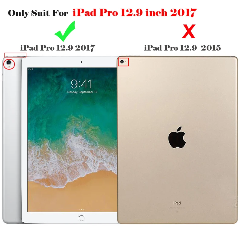 Клавиатура для телефона беспроводной чехол Bluetooth iPad Pro 12 9 2017 кожаный
