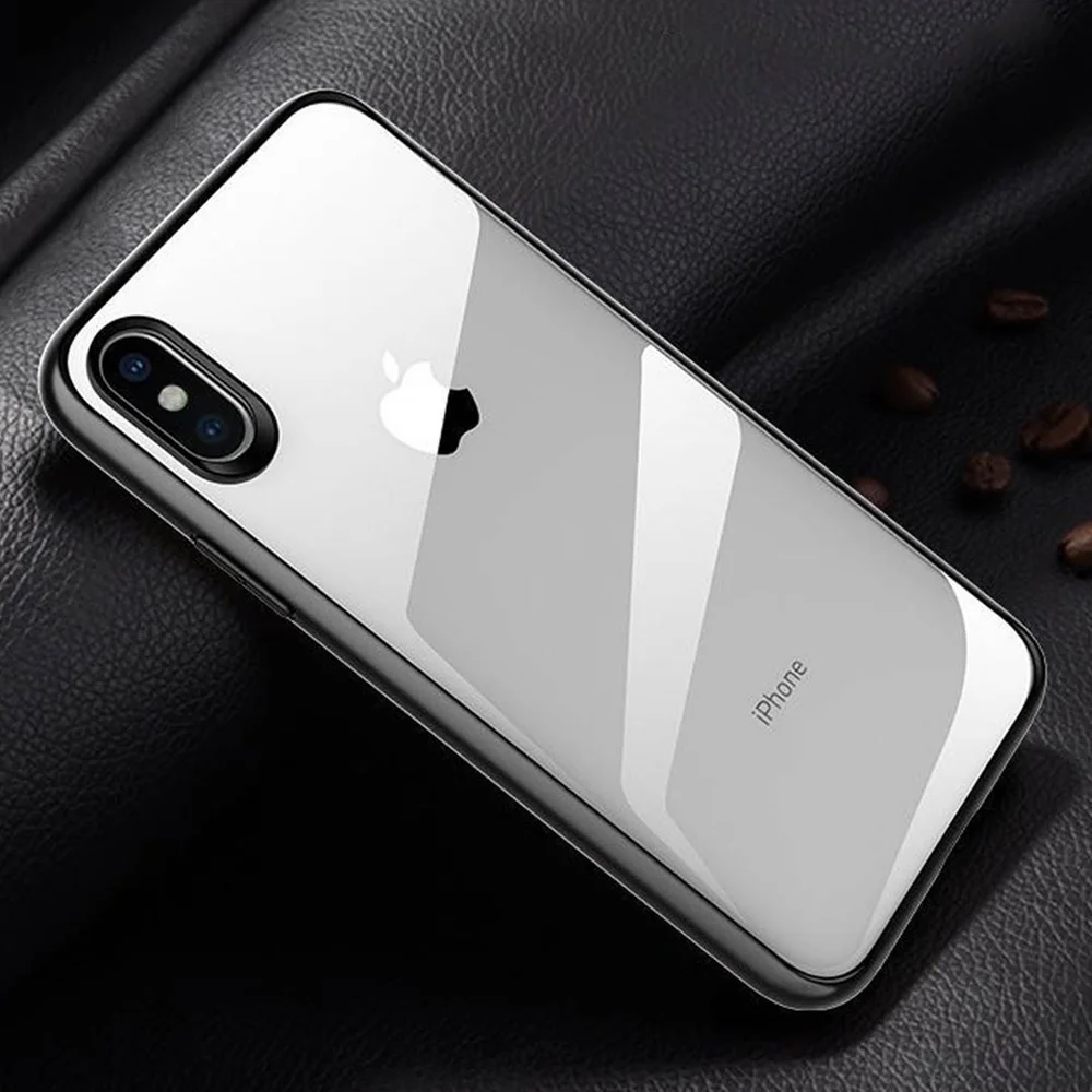 Чехол Youpin для телефона iPhone X XR XS Max 8 7 Plus Прозрачный ударопрочный чехол из ТПУ и