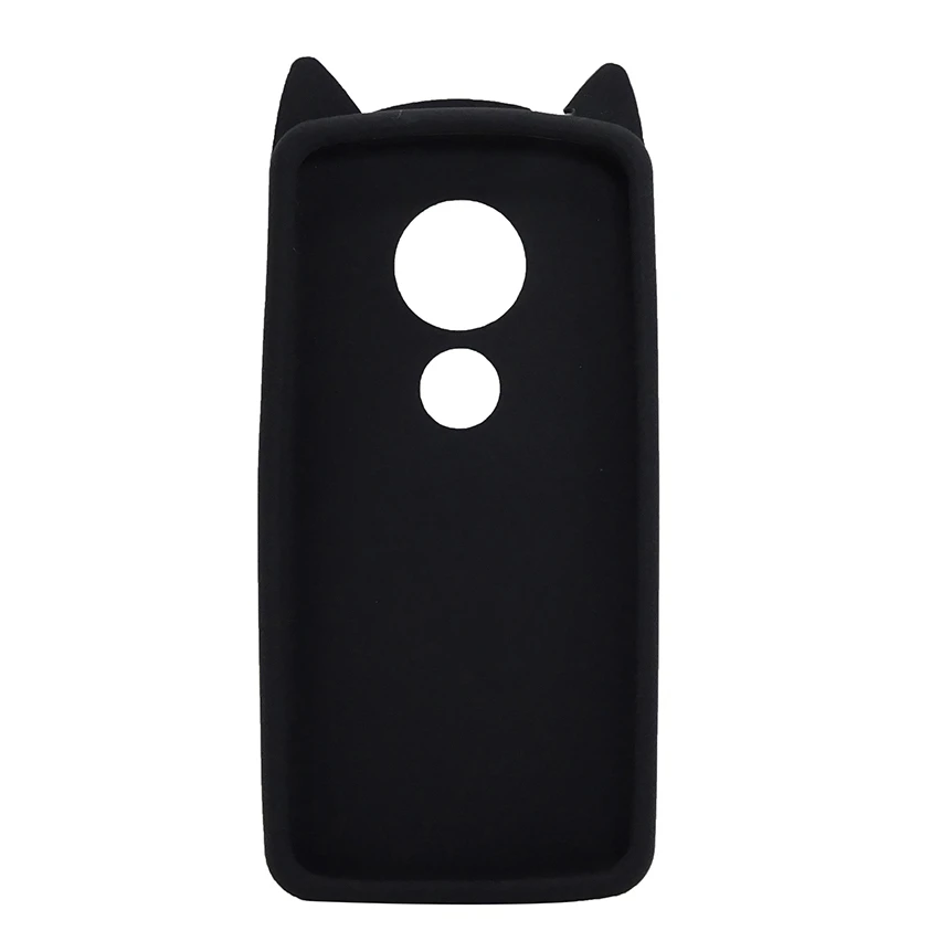 Cute 3D Cartoon Beard Cat Phone Case For Motorola moto G6 Play Soft Silicone Cover Cases E5 G 6 play Fundas |