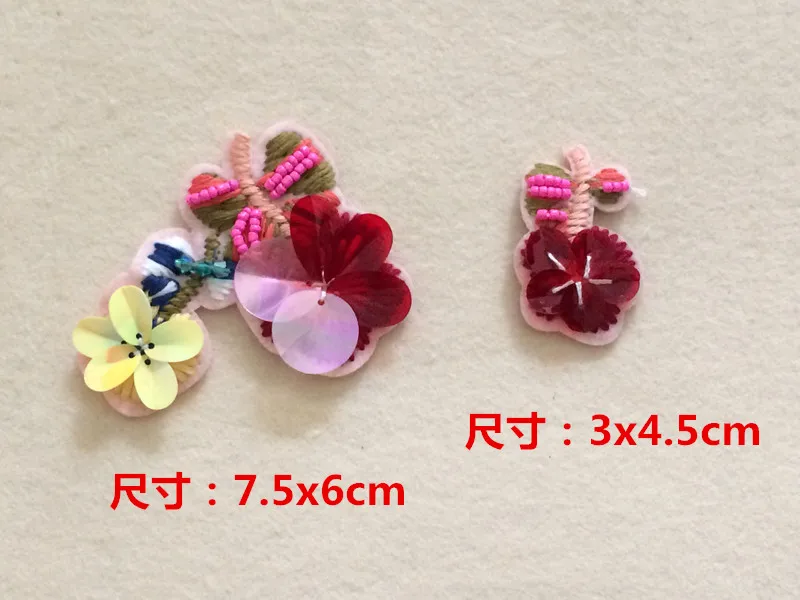 Нашивки с блестками и бусинами в виде птиц модная винтажная вышитая тканевая