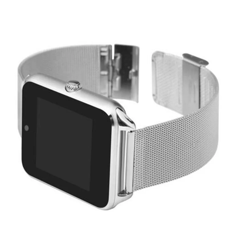 Умные часы GT08 Z60 мужские и женские Bluetooth наручные Поддержка SIM/TF карты для Apple Android