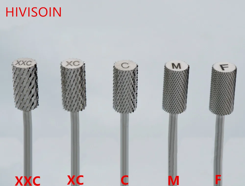 Сверло для ногтей из твердого карбида серебра и HIVISOIN|Пилки буферы| |