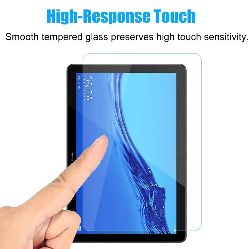 Tempered Glass Детский чехол-подставка для huawei MediaPad T5, 8,0 дюймов, JDN2-W09/AL00, противоударный защитный чехол, чехол для Funda huawei Honor Pad 5 8,0'' - Цвет: Tempered Glass