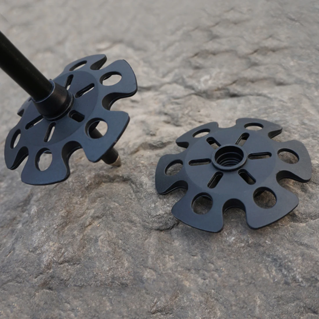 Палка для телескопа скандинавской ходьбы лагеря лыжного спорта промежности