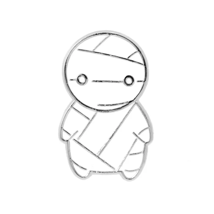 3 см аниме Miira no Kaikata Mii kun как сохранить Мумия мультфильм металлический бейдж брошь