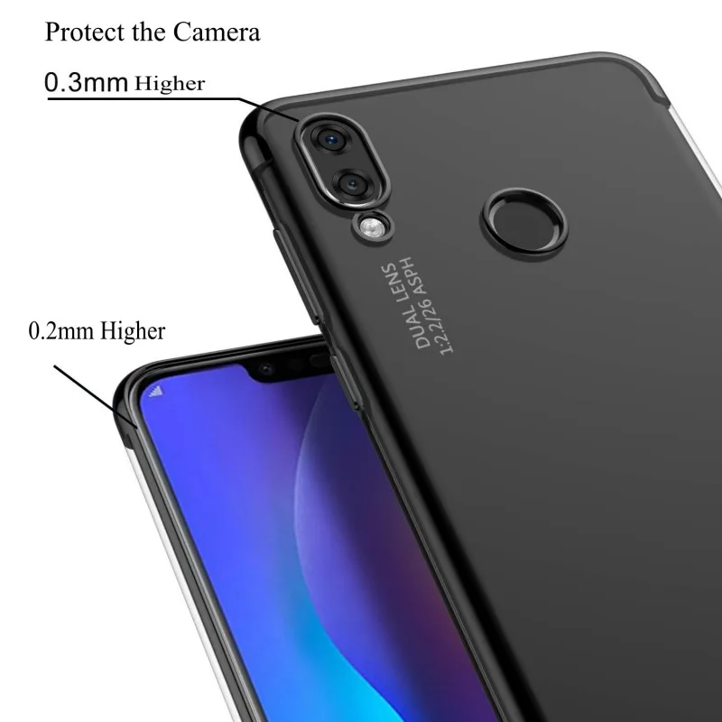 Прозрачный Силиконовый противоударный чехол-бампер для huawei Honor 8X MAX 8 X X8 Honor8X 8XMAX 4/6 64/128 GB
