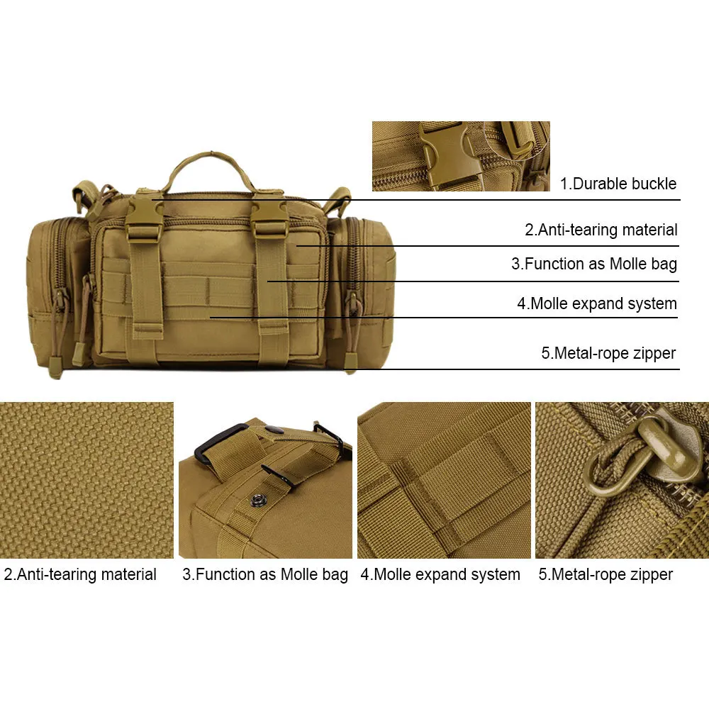 SINAIRSOFT, наружная посылка, сумки MOLLE, 3 функции, ультра-светильник, для солдат, рыбалки, походов, альпинизма, сверхмощная Сумка-переноска, поясная сумка