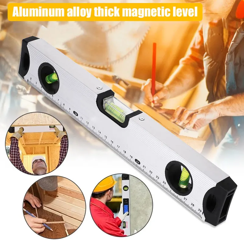 Горизонтальная линейка спиртовой уровень алюминиевого сплава измерительная