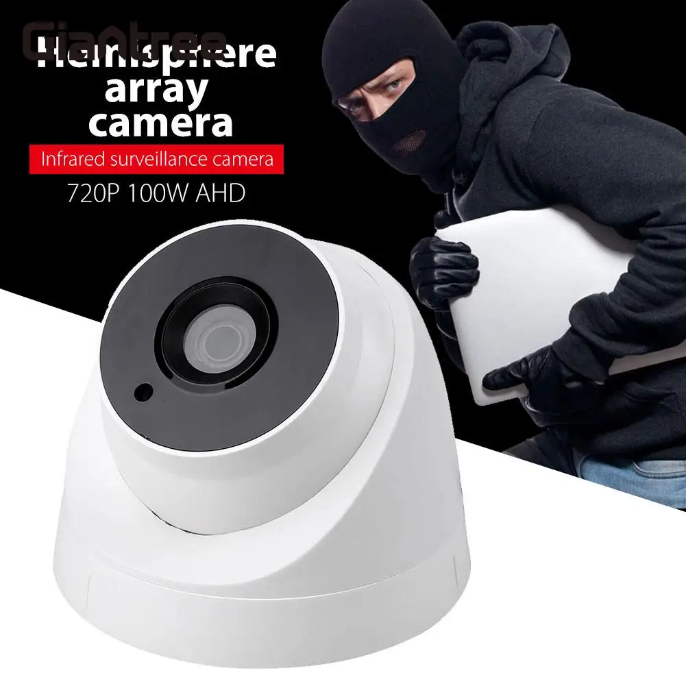 Камера видеонаблюдения HD 1.0MP 720P AHD инфракрасная купольная сферическая для