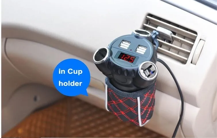 C30 самый мощный автомобильный адаптер в мире может точно отображать напряжение