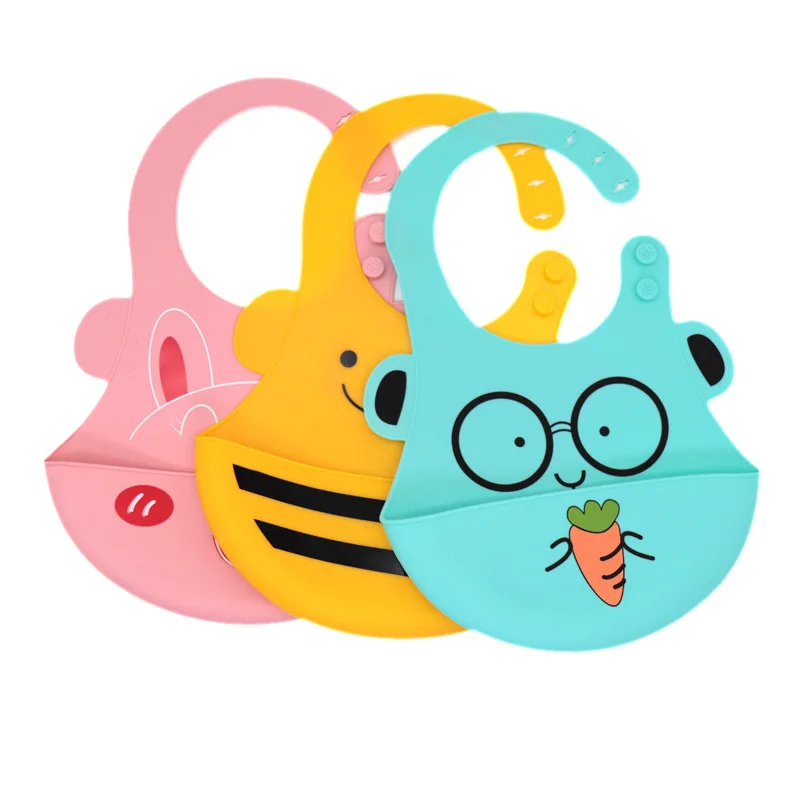 Большой Регулируемый креативный нагрудник из силикагеля с мультипликационным