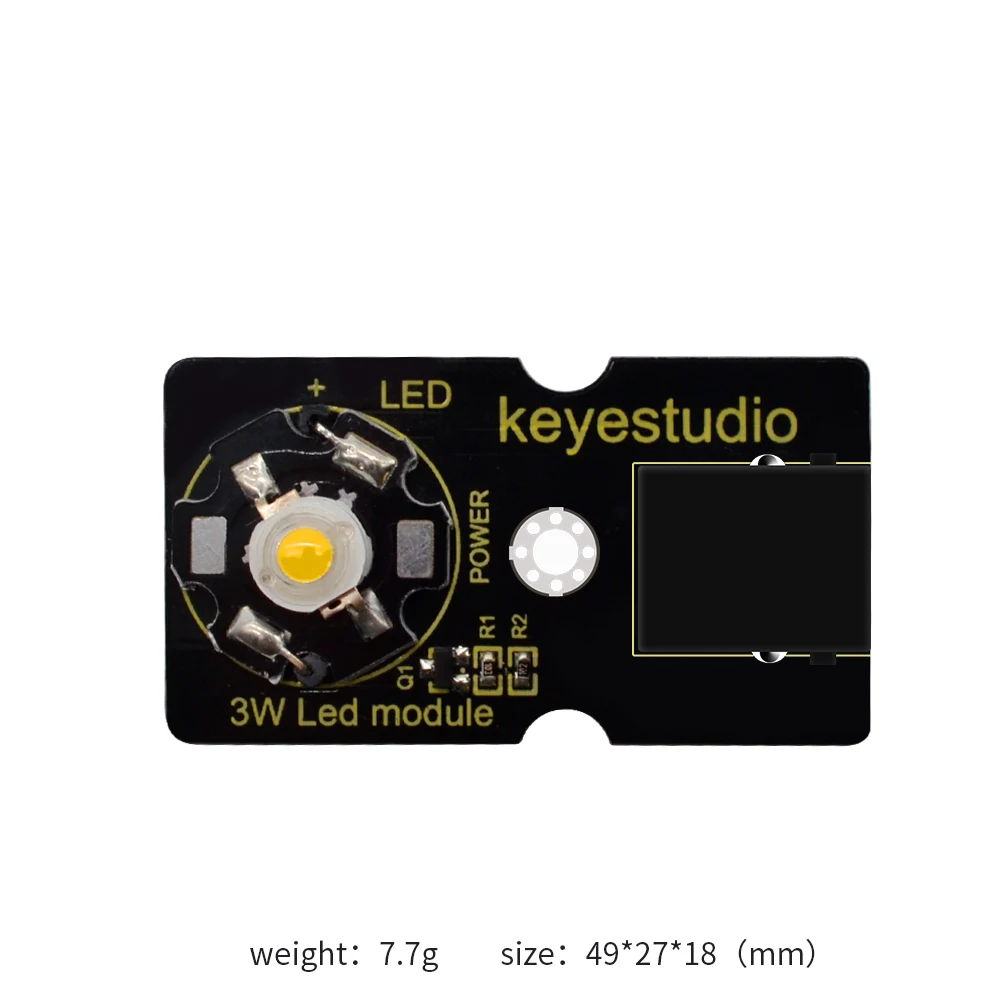 

Keyestudio EASY Plug 3W LED Module for Arduino