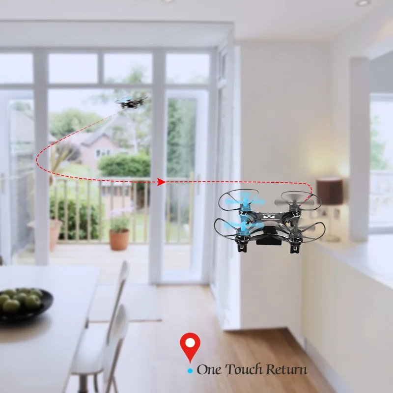 Мини Дрон нано микро RC Квадрокоптер Дистанционное управление вертолет 2 4 GHz 4CH