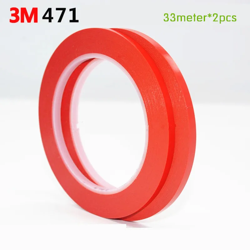 3M 471 floor tape 3M 6S positioning Seamless tape warning tape 33M * 5mm * 2pcs waterproof high temperature