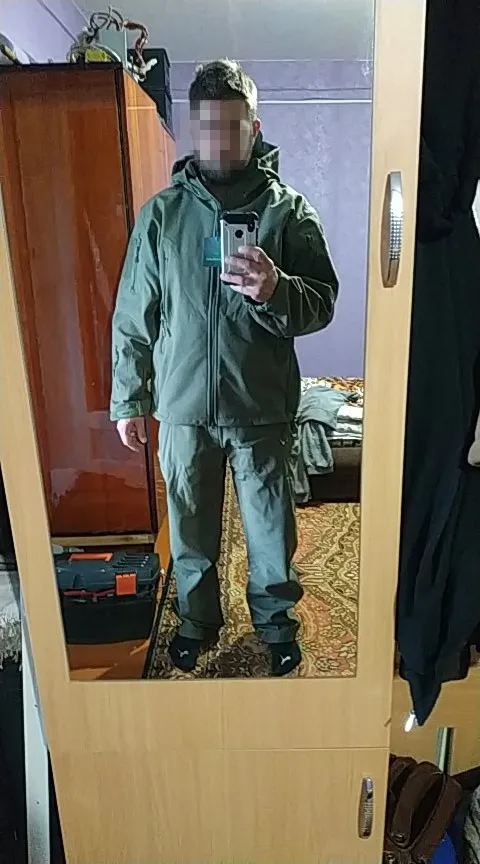 Hot Winter Men Outdoor Camping Hunting Hiking Camouflage Sets Tactical Waterproof Shark Skin Soft Shell Fleece Jacket Pants Suit