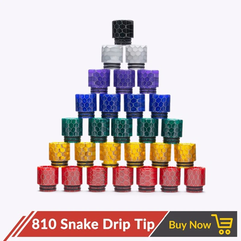 Volcanee Snake 810 дрип тип змея эпоксидная смола для V12 Prince X BABY V8 Большой Детский Танк