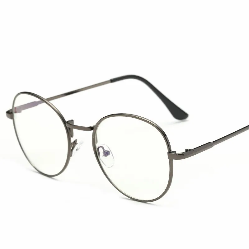 

Retro Eyeglasses Woman Glasses Optical Frames Black Silver Gan Gold Eyeglass Frame Round Glasses Frame Clear Lens Eyewear