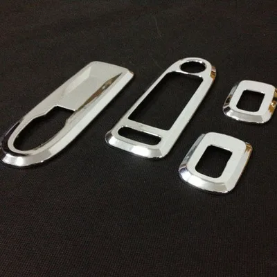 ABS Хромовая Автомобильная оконная панель управления подъемом украшения для 2014