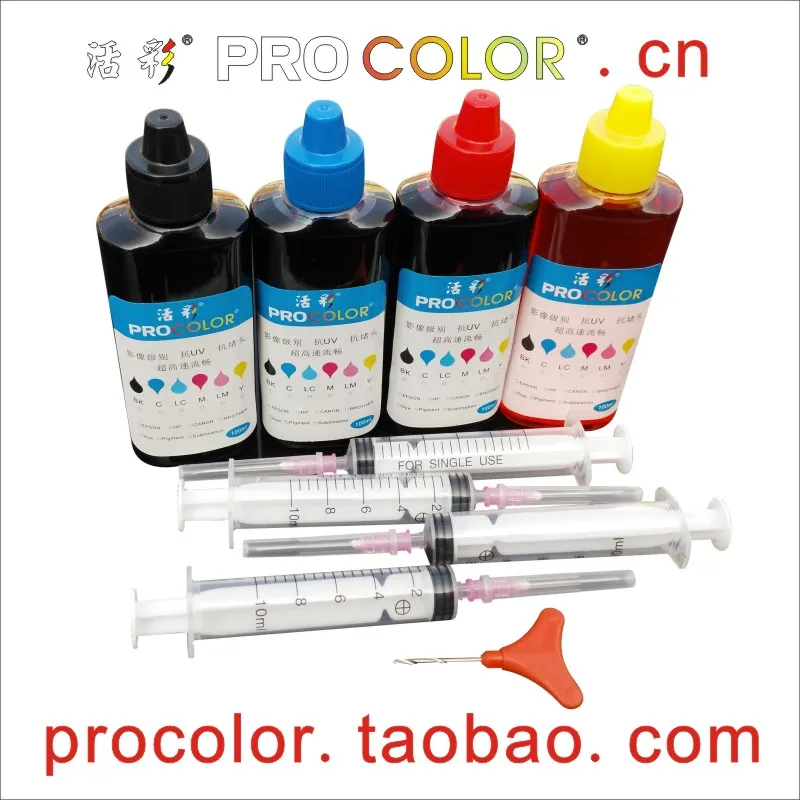 

21 22 XL CISS Dye ink refill kit For hp HP21 HP22 21XL ink cartridge Deskjet F2180 F2200 F2280 F4180 F300 F380 380 D2300 Printer