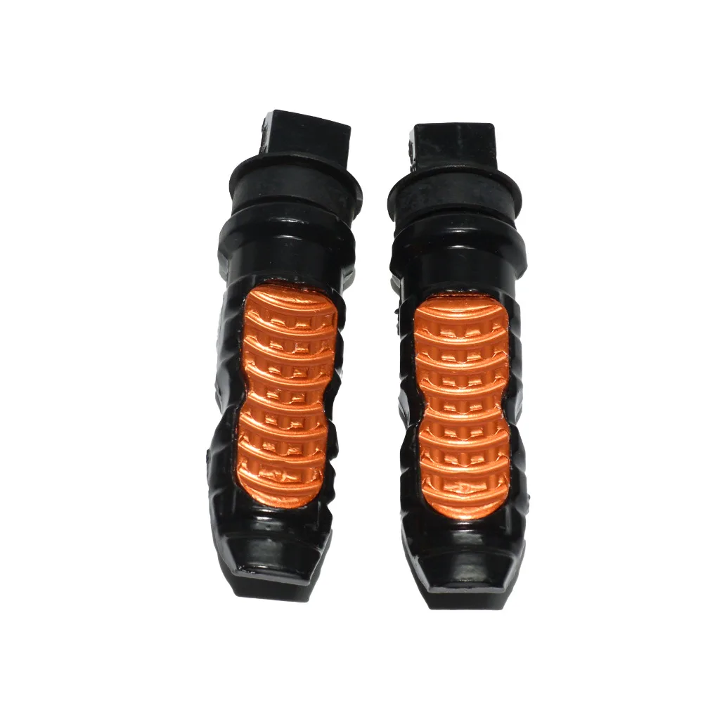 8mm Hole Universal Motorcycle Passenger Rear Foot Pegs Pedal Nonslip Footrest For Kawasaki Ninja ZX10R BMW Suzuki | Автомобили и