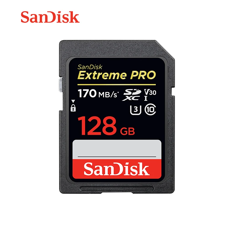Карта памяти Sandisk Extreme Pro Sdhc Sdxc Uhs i 512 ГБ 256 128 64 SD карты флэш для камеры деловая