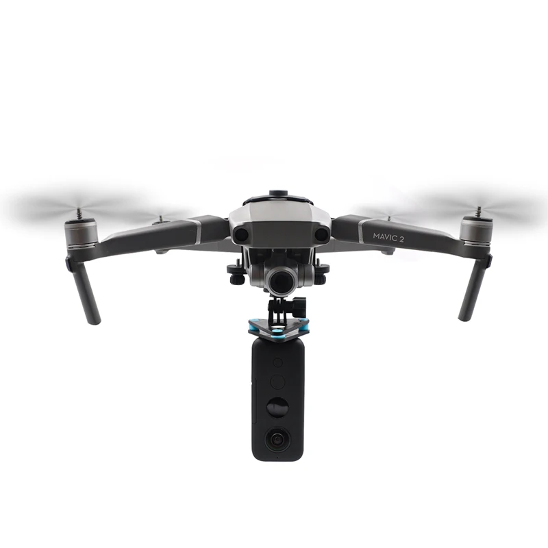 Фиксированный кронштейн для камеры Insta 360 ONE X, подставка и подвеска для камеры Insta 360 и Gopro, комплект держателей для DJI Mavic 2 Pro
