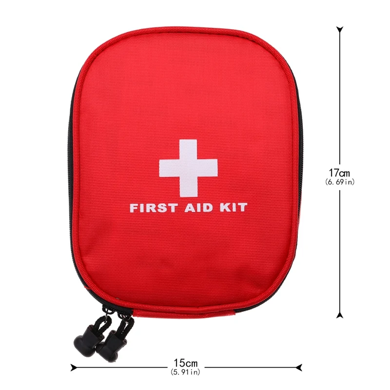 Outdoor Travel First Aid Kit Mini Car First Aid Kit Bag Home Small Medical Box Emergency Survival Kit Size 16x12x5cm